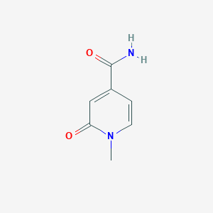 molecular formula C7H8N2O2 B1363393 1-Methyl-2-oxo-1,2-dihydropyridine-4-carboxamide CAS No. 6433-99-4