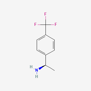 molecular formula C9H10F3N B1363397 (R)-1-[4-(Trifluoromethyl)phenyl]ethylamine CAS No. 578027-35-7