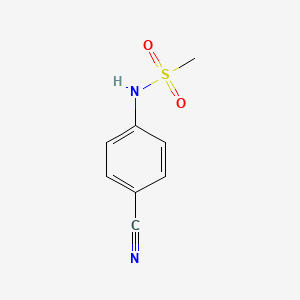 molecular formula C8H8N2O2S B1363403 4-(甲磺酰氨基)苯甲腈 CAS No. 36268-67-4
