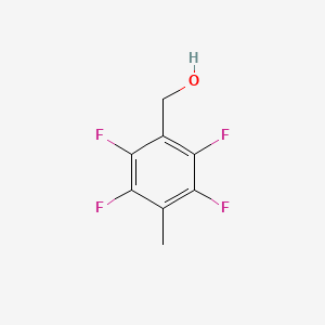 molecular formula C8H6F4O B1363404 2,3,5,6-Tetrafluoro-4-methylbenzyl alcohol CAS No. 79538-03-7