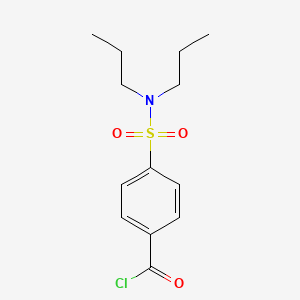 molecular formula C13H18ClNO3S B1363429 4-(dipropylsulfamoyl)benzoyl Chloride CAS No. 29171-72-0