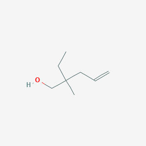 molecular formula C8H16O B13634476 2-Ethyl-2-methylpent-4-en-1-ol 