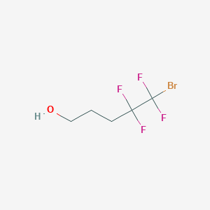 molecular formula C5H7BrF4O B1363451 5-Bromo-4,4,5,5-tetrafluoropentan-1-ol CAS No. 222725-20-4