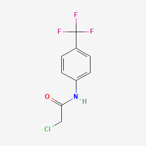 molecular formula C9H7ClF3NO B1363453 2-chloro-N-[4-(trifluoromethyl)phenyl]acetamide CAS No. 2707-23-5