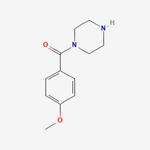 molecular formula C12H16N2O2 B1363459 1-(4-Methoxybenzoyl)-piperazine CAS No. 94747-49-6