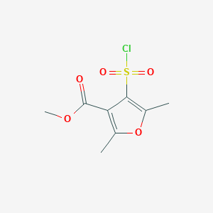 Methyl 4-(chlorosulfonyl)-2,5-dimethylfuran-3-carboxylate