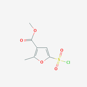 Methyl 5-(chlorosulfonyl)-2-methylfuran-3-carboxylate