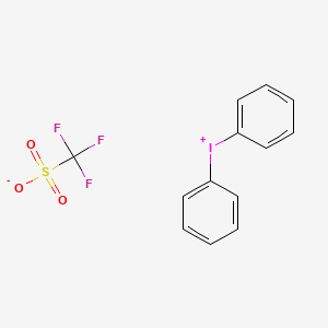 molecular formula C13H10F3IO3S B1363474 Diphenyliodonium trifluoromethanesulfonate CAS No. 66003-76-7