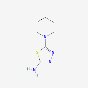 molecular formula C7H12N4S B1363501 5-Piperidin-1-yl-1,3,4-thiadiazol-2-amine CAS No. 71125-46-7
