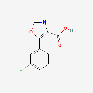 5-(3-Chlorophenyl)oxazole-4-carboxylic acid