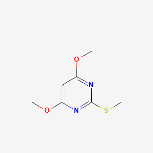 molecular formula C7H10N2O2S B1363538 4,6-Dimethoxy-2-methylthiopyrimidine CAS No. 90905-46-7