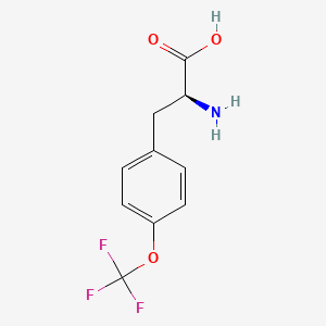 (2S)-2-amino-3-[4-(trifluoromethoxy)phenyl]propanoic acid