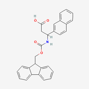 3-({[(9H-Fluoren-9-YL)methoxy]carbonyl}amino)-3-(naphthalen-2-YL)propanoic acid