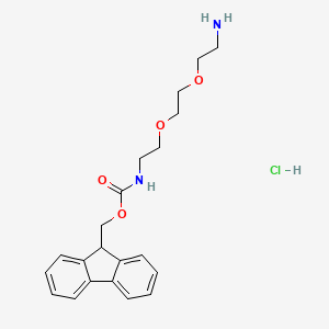 molecular formula C21H27ClN2O4 B1363563 Fmoc-DOOA*HCl 