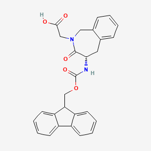 (S)-Fmoc-4-amino-2-carboxymethyl-1,3,4,5-tetrahydro-2H-[2]-benzazepin-3-one