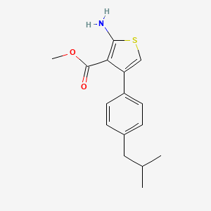 Methyl 2-amino-4-(4-isobutylphenyl)thiophene-3-carboxylate