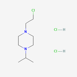 molecular formula C9H21Cl3N2 B1363575 1-(2-Chloroethyl)-4-isopropylpiperazine dihydrochloride CAS No. 314725-91-2
