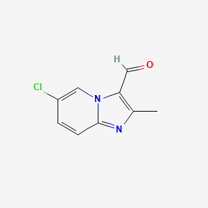 molecular formula C9H7ClN2O B1363578 6-Chloro-2-methylimidazo[1,2-a]pyridine-3-carbaldehyde CAS No. 728864-61-7