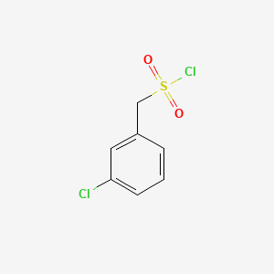 molecular formula C7H6Cl2O2S B1363582 (3-Chlorophenyl)methanesulfonyl chloride CAS No. 24974-73-0