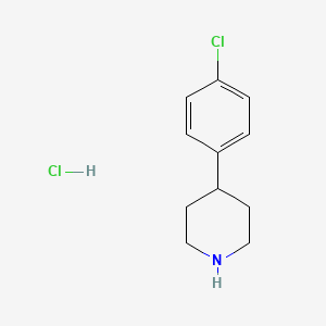 molecular formula C11H15Cl2N B1363583 4-(4-chlorophenyl)piperidine Hydrochloride CAS No. 6652-06-8