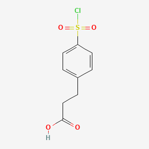 3-(4-(Chlorosulfonyl)phenyl)propanoic acid