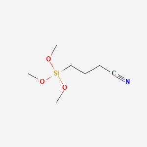 molecular formula C7H15NO3Si B1363585 3-Cyanopropyltrimethoxysilane CAS No. 55453-24-2