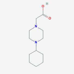 2-(4-cyclohexylpiperazin-1-yl)acetic Acid