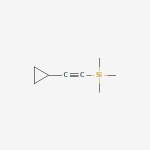 molecular formula C8H14Si B1363587 Cyclopropyl(trimethylsilyl)acetylene CAS No. 81166-84-9