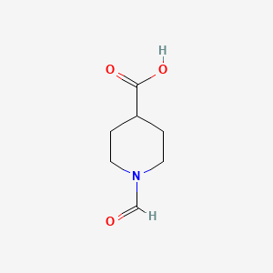 molecular formula C7H11NO3 B1363602 1-formylpiperidine-4-carboxylic Acid CAS No. 84163-42-8