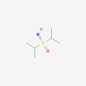 molecular formula C6H15NOS B13636061 Iminobis(propan-2-yl)-lambda6-sulfanone 