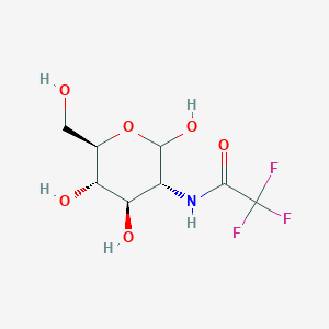 molecular formula C8H12F3NO6 B1363619 2-Deoxy-2-trifluoroacetamido-d-glucose 