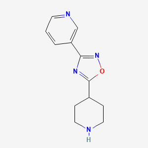 3-(5-Piperidin-4-yl-1,2,4-oxadiazol-3-yl)pyridine