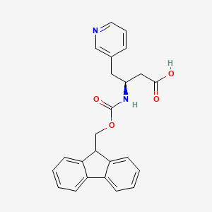 (S)-3-((((9H-fluoren-9-yl)methoxy)carbonyl)amino)-4-(pyridin-3-yl)butanoic acid