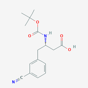 Boc-(S)-3-Amino-4-(3-cyanophenyl)butanoic acid