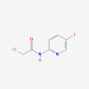 2-chloro-N-(5-iodo-2-pyridinyl)acetamide