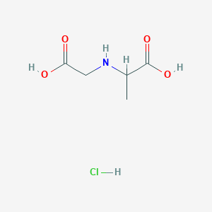 molecular formula C5H10ClNO4 B1363659 2-[(Carboxymethyl)amino]propanoic acid hydrochloride CAS No. 33012-75-8