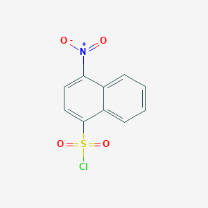 molecular formula C10H6ClNO4S B13636597 4-Nitronaphthalene-1-sulfonylchloride 