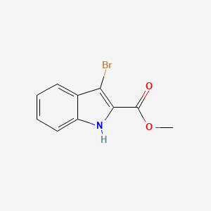 molecular formula C10H8BrNO2 B1363660 methyl 3-bromo-1H-indole-2-carboxylate CAS No. 220664-31-3