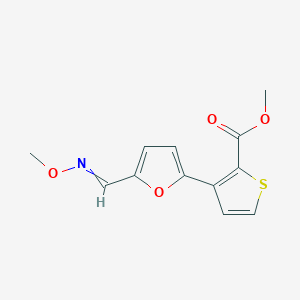 Methyl 3-{5-[(methoxyimino)methyl]-2-furyl}-2-thiophenecarboxylate