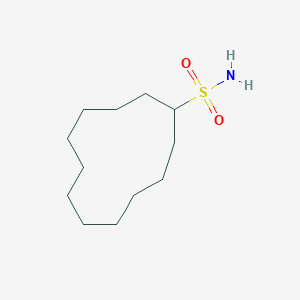 molecular formula C12H25NO2S B13636958 Cyclododecanesulfonamide 