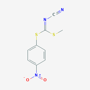 Methyl (4-nitrophenyl) cyanocarbonimidodithioate
