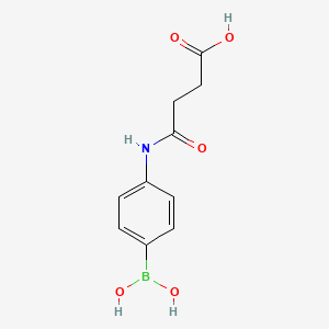 molecular formula C10H12BNO5 B1363727 4-((4-Boronophenyl)amino)-4-oxobutanoic acid CAS No. 480424-95-1