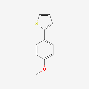 molecular formula C11H10OS B1363729 2-(4-Methoxyphenyl)thiophene CAS No. 42545-43-7