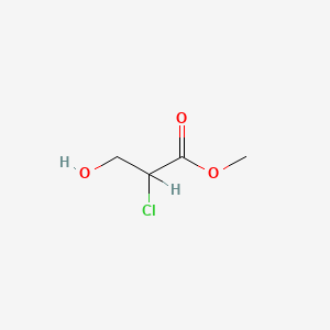 molecular formula C4H7ClO3 B1363733 甲基2-氯-3-羟基丙酸酯 CAS No. 98070-39-4