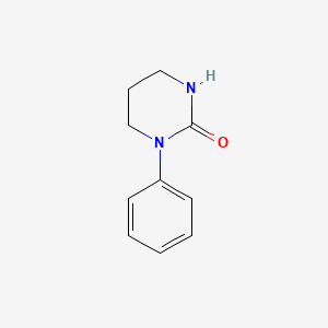 molecular formula C10H12N2O B1363735 1-Phenyl-tetrahydro-2(1H)-pyrimidinone CAS No. 56535-85-4