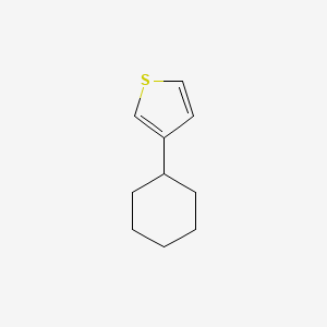 molecular formula C10H14S B1363739 3-Cyclohexylthiophene CAS No. 120659-34-9