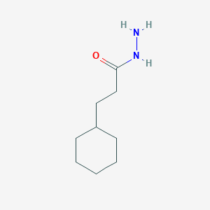 molecular formula C9H18N2O B1363750 3-Cyclohexylpropanohydrazide CAS No. 81975-20-4