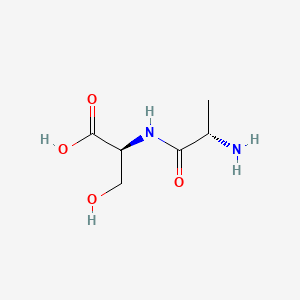 molecular formula C6H12N2O4 B1363756 Ala-Ser CAS No. 3303-41-1