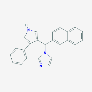1-[2-Naphthyl(4-phenyl-1H-pyrrol-3-yl)methyl]-1H-imidazole