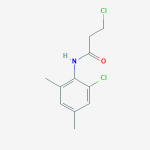 3-chloro-N-(2-chloro-4,6-dimethylphenyl)propanamide